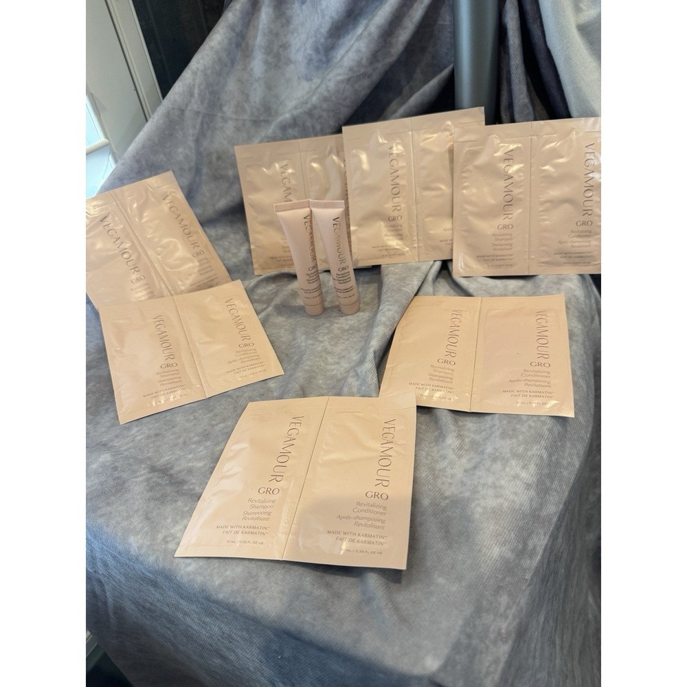 Vegamour Gro Revitalizing Shampoo & Conditioner Duo 10 ml/0.33 fl oz 8Sets